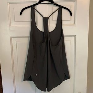lululemon Deep Coal Racerback Tank Top